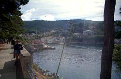 Stefan im Hafen von Veli Losinj