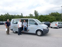 Reisebericht - mit tuifly.com nach Mali Losinj in Kroatien - unser Transferbus vom Flughafen Mali Losinj zur Fähre nach Valbiska