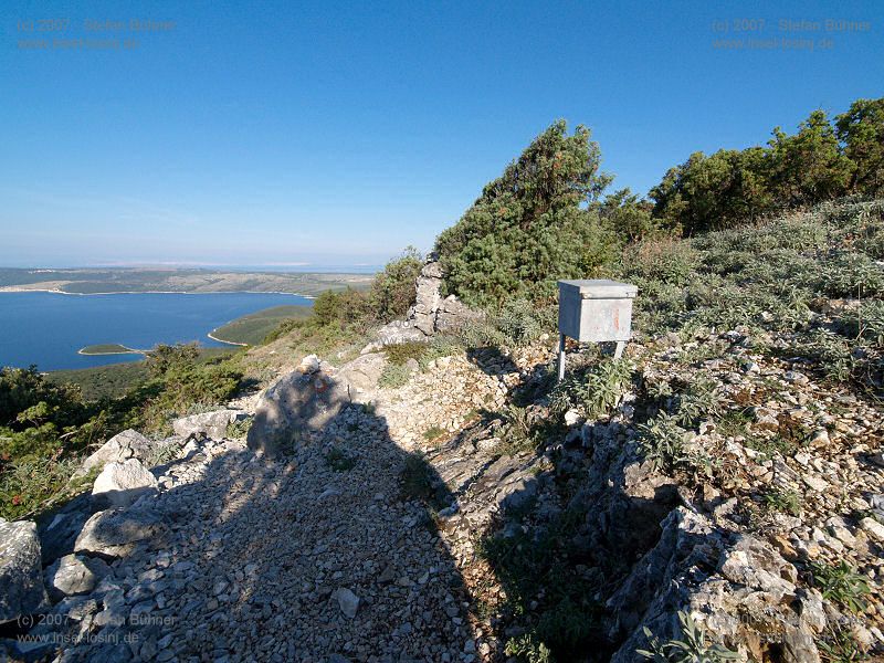 der Gebirgszug des Osorscica bei Nerezine / Osor auf der Insel Losinj